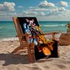 Ultra-Soft Beach Towel with Freddy Theme,Ideal for Pool - Camping, Diving - Perfect Travel Essential, Vibrant Beach Towel.
