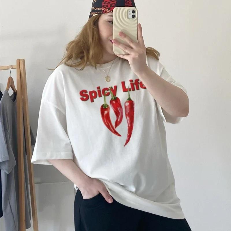 

Cute Little Details Graphic T Shirts Harajuku Casual Streetwear Gothic Clothes Cotton Oversized Y2k Top Goth Women Clothing S