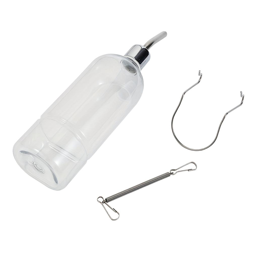 Stainless Hanging Pet Bottle with Ball Nozzle for Rabbits, Hamsters and Small Animals