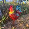 Chicken Statue Decors Rooster Sculpture Modern Art Table Centerpieces Crafts Metal Sculpture Gifts Lawn Ornaments