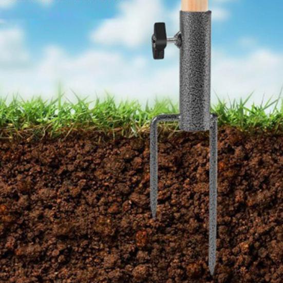 Hühnerstangen-Spielzeug, hölzerner Hühnerstangenständer mit Metall-Erdspieß für den Hühnerstall