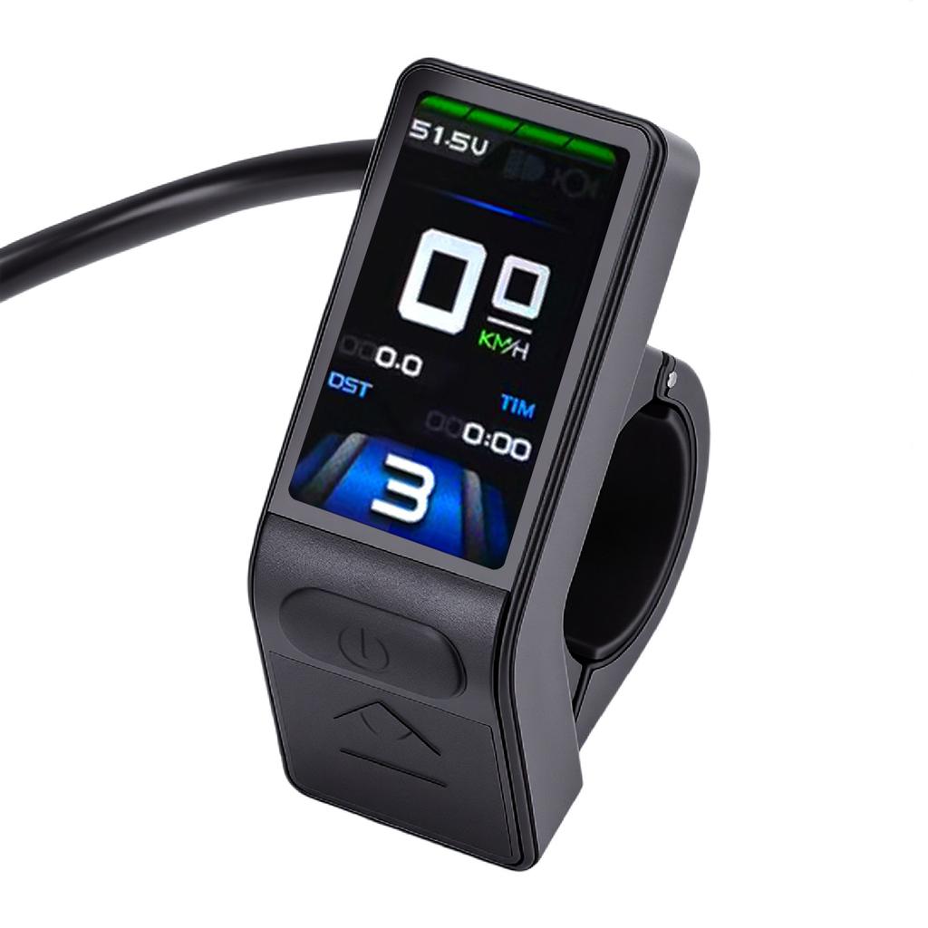 LCD displej pro elektrokolo TF04 Vodotěsný tachometr pro elektrokolo s SM konektorem pro úpravu