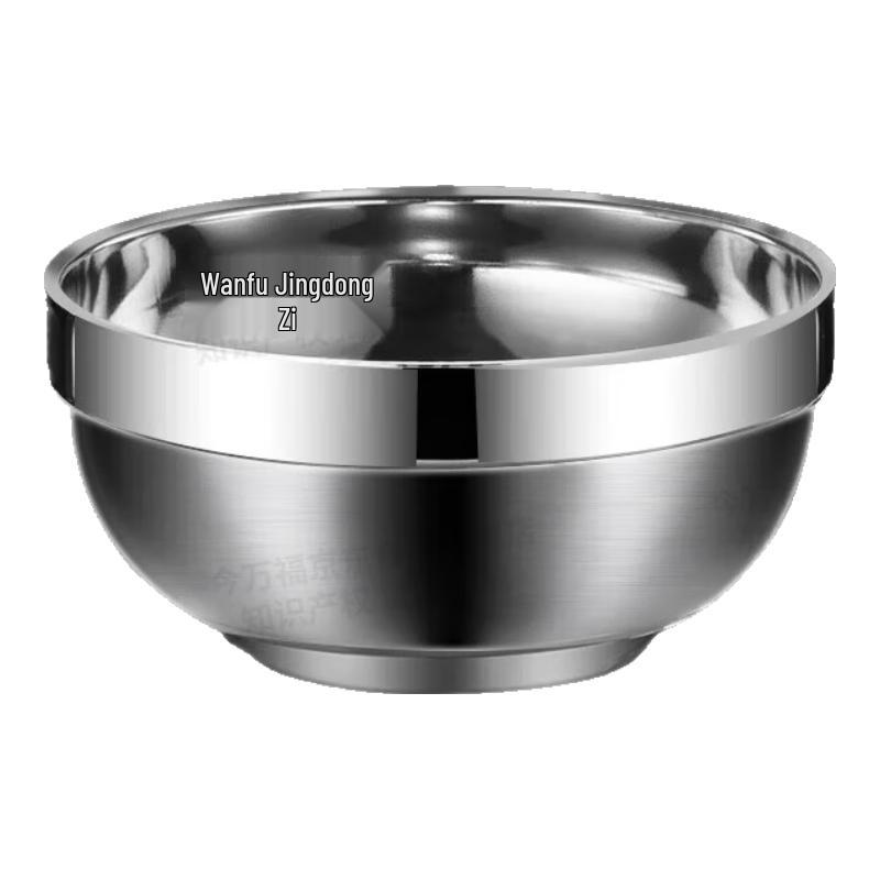 Jinwanfu 304 Stainless Steel Double-Layer Insulated Bowl