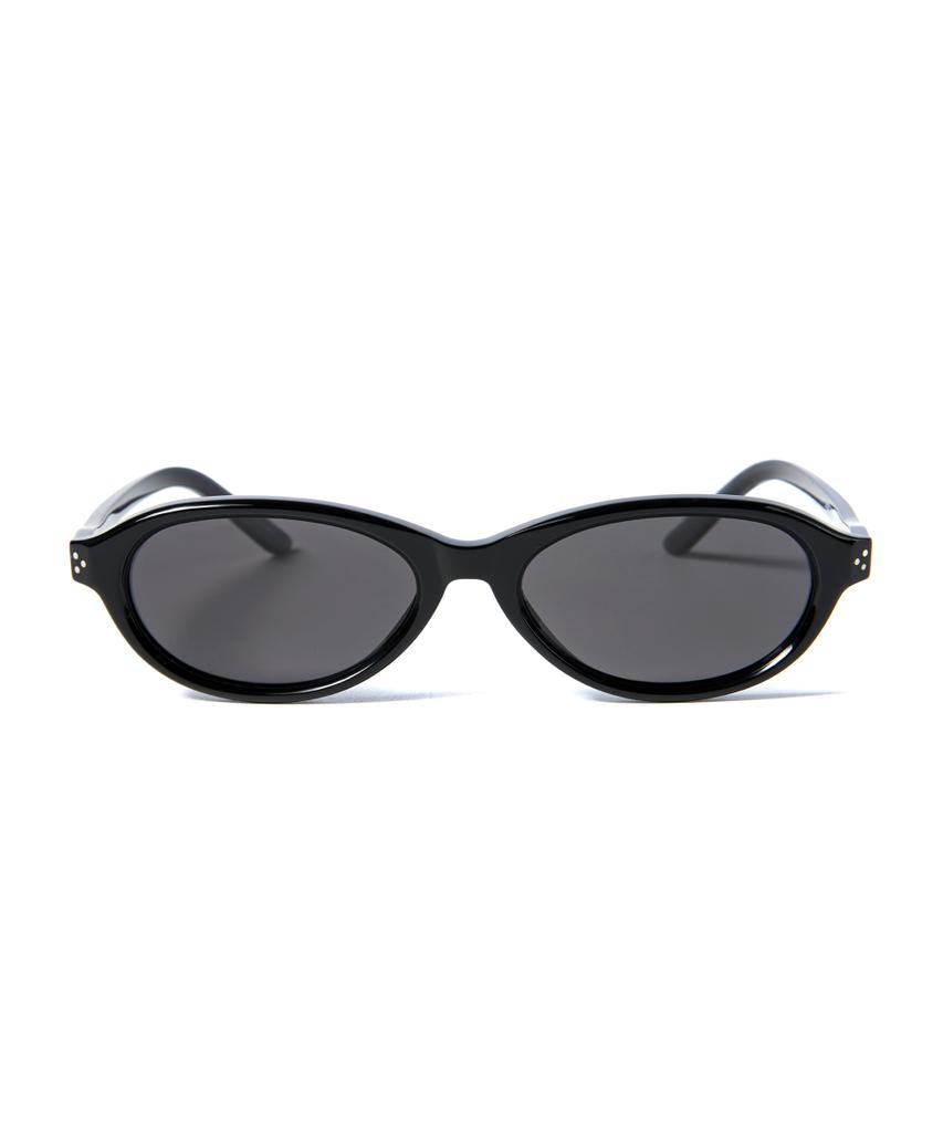 Hangeul Sharp Oval Line Sunglasses