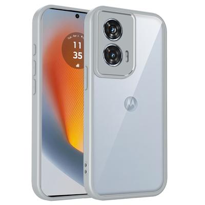 For Motorola S50 Neo XT2427-4 Case Shockproof Silicone TPU Bumper with Clear Back Hard Cover Phone Case for Moto S50 Neo XT2427