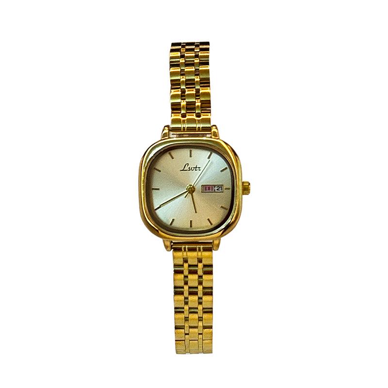LSVTR Vintage Gold Ladies' Watch - Douyin Favorite, Simple, Modern Luxury