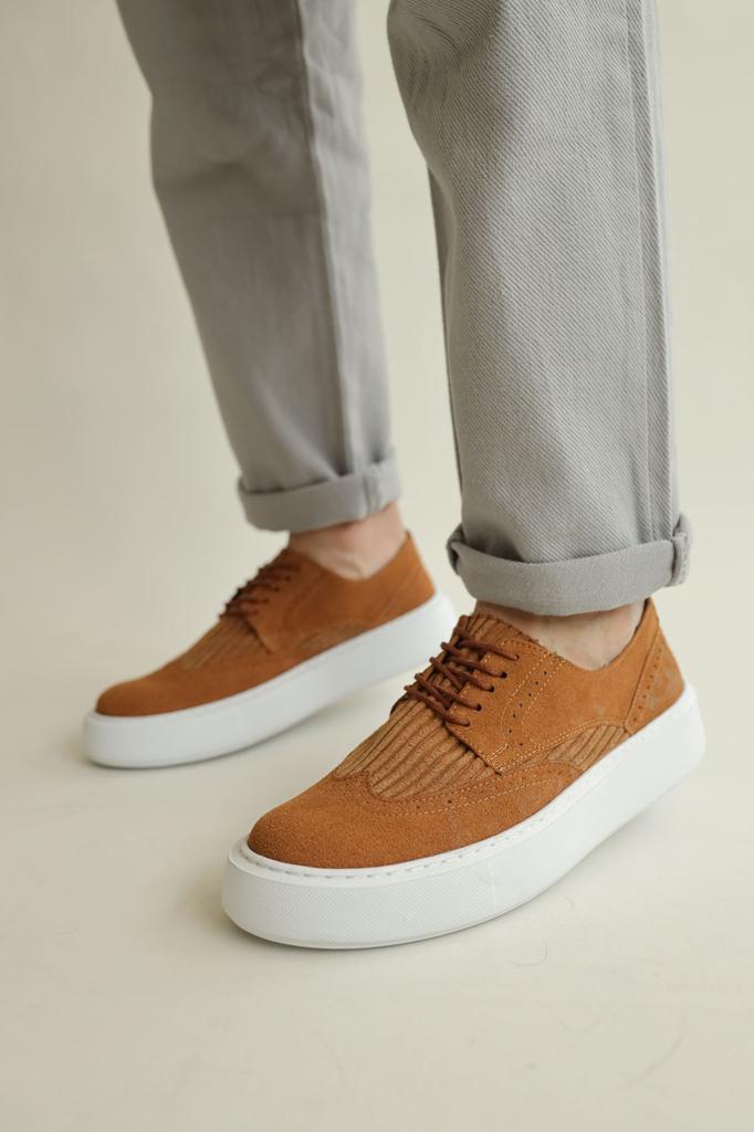 Chekich H New Collection CH149 Changer Over Herrenschuh Weiß Schwarz Braun Tan