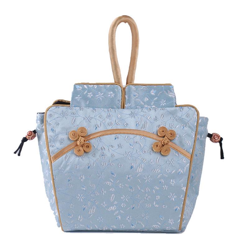 Nanjing Brocade Silk Clutch: Chinese Style Qipao Hanfu Makeup Bag, Coin & Card Holder, Key Pouch