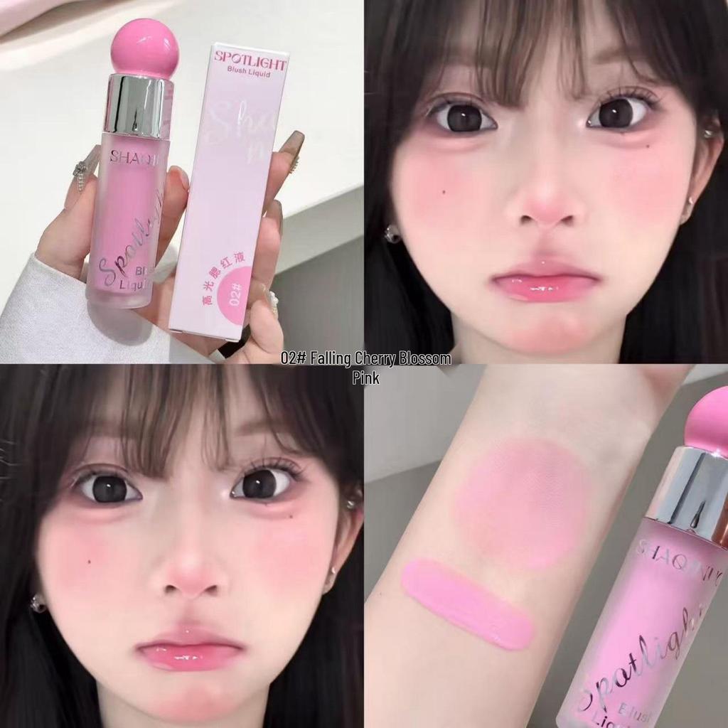 SHAQINUO Korean Style Energetic Liquid Blush Stick for a Natural, Brightening Glow