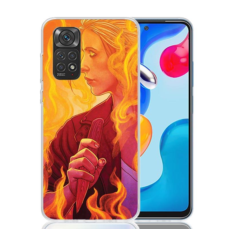 

The Vampire Slayer Buffy Phone Case For Xiaomi Redmi Note 15 14 13 12S 12 Pro Plus 11S 11E 11 11T 10S 10 Art Soft Pattern Cover Redmi Note 13 5G