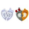 Foot Silicone Resin Mold,Foot Epoxy Resin Casting Mold for DIY Crafts Car Pendant Jewelry Making Keychain Silicone Mold