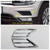 Front Bumper Fog Lights Lamps Frame Decoration Cover Trim For Volkswagen VW Tiguan 2016 - 2018 ABS Chrome Accessories Exterior