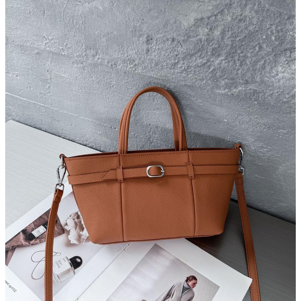 Torba damska na ramię ze skóry bydlęcej, o dużej pojemności, listonoszka, modna damska, prosta, praktyczna, pojemna, z miękkiej skóry