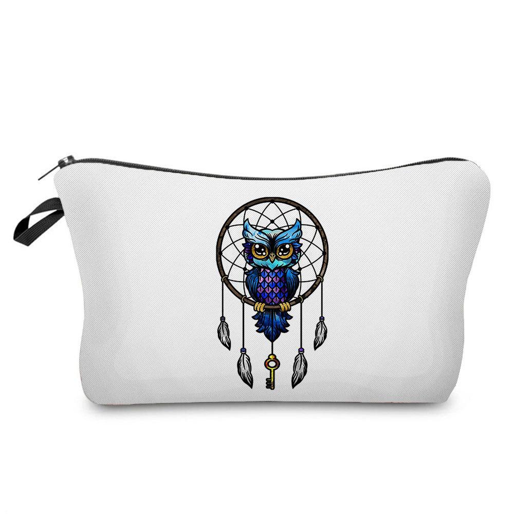 Women Dreamcatcher Print Cosmetic Bag Toiletries Organize Travel Storage Case
