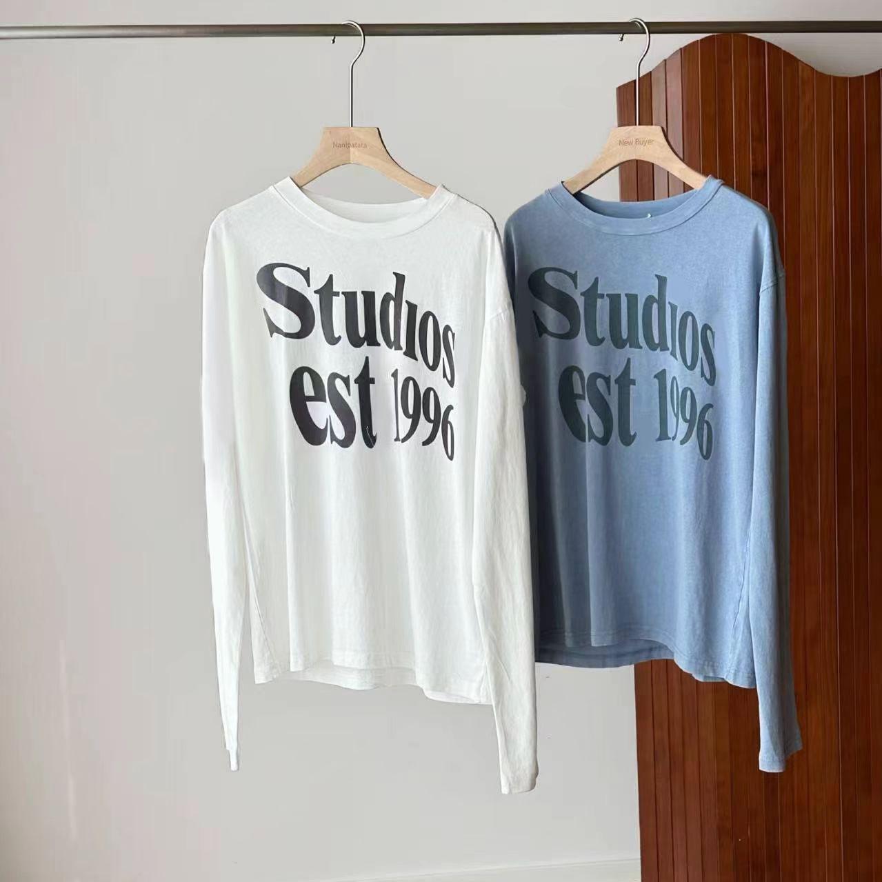 Alphabet print T-shirt loose women s long sleeves front shoulder short sleeves S белый
