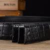 Men'S Headless Alligator Pattern Automatic Buckle Belt Casual Belt Strip Bare Business Double Card Slot Belt