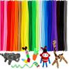 Chenille Stem Pipe Kids DIY Creative Toys Chenille Sticks Cleaners Kindergarten Educational Handmade Material Plush Strips