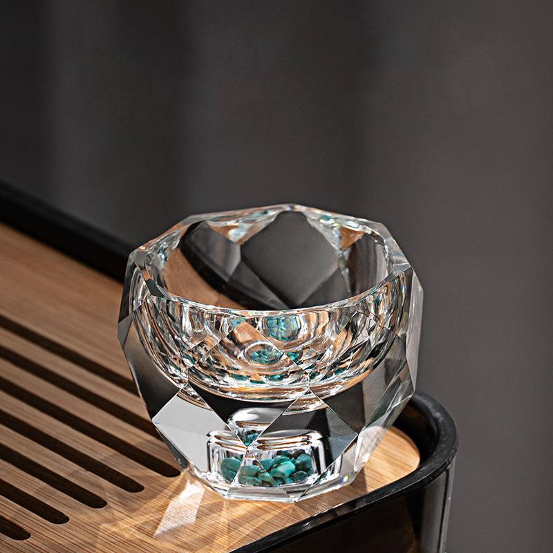 1 ks 50ml skleniček na panáky Diamantově broušené Dvojité dno Křišťálová sklenice na Whisky Espresso Čajová šálka Barové Lehce luxusní Skleněné nádobí