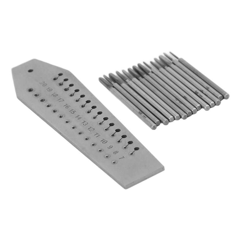 14Pcs Durable Micro Size Tap Die Set Metal Compact Watch Tool 0.7-2mm Repair Kit Watch Repair