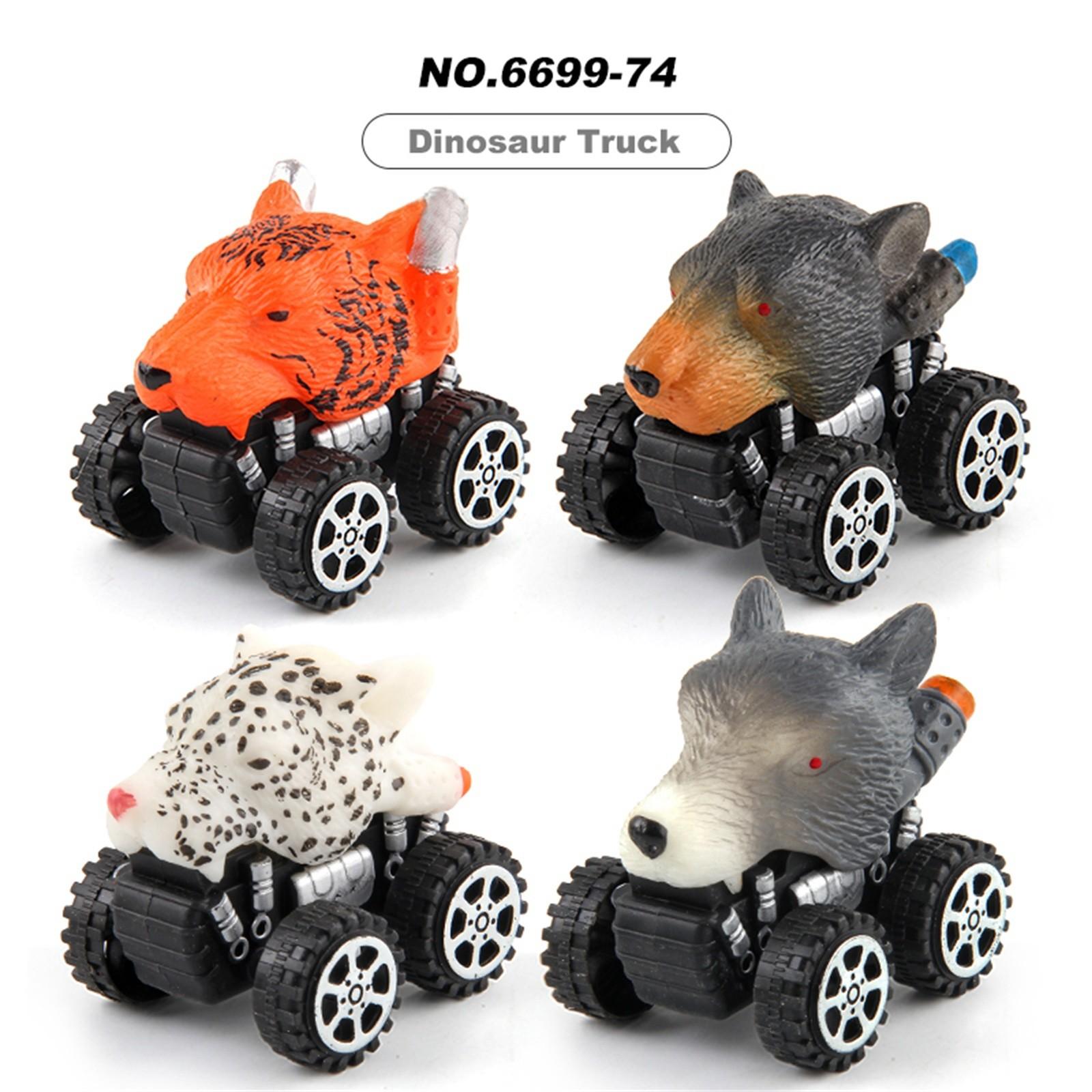 

Игрушки-динозавры для мальчиков, 4 шт., грузовики, автомобили-динозавры, подарки на день рождения