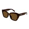 Balenciaga Lightweight Comfortable Square Sunglasses Unisex Sunglasses Brown BB0273SA-002