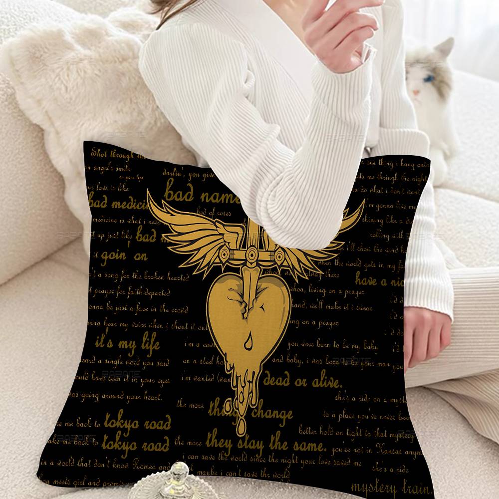 B-BonS J-Jovi Pillow Anime Pillow Sofa Bed Head Pillow Cover Cushion Cover 45x45 cm Fashion