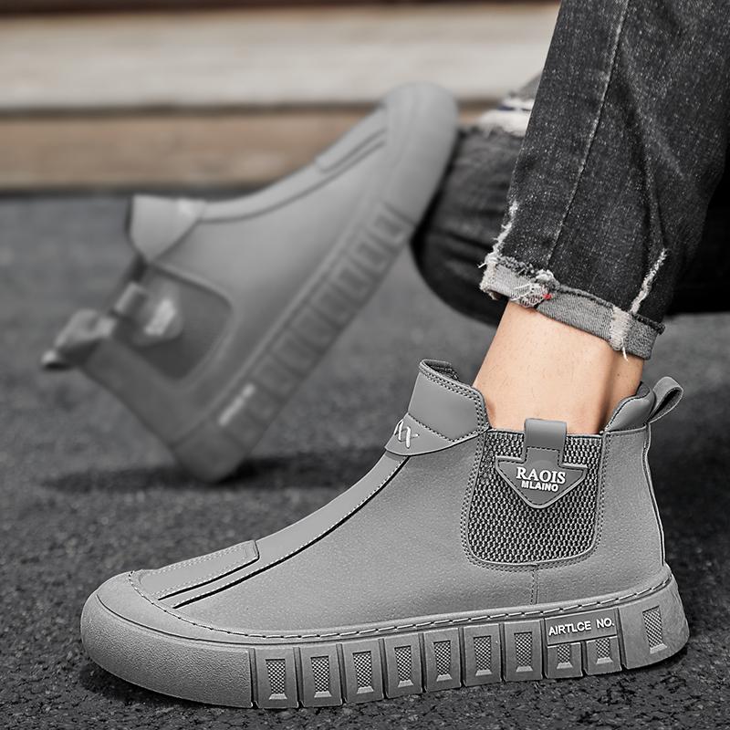 Fashion Men Comfort Autumn High Top Work Shoes Boots Are Lightweight  Versatile  and  Comfortable Daily High Top Boots