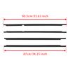 4PCS Door Glass Belt Outer Molding Weatherstrip For Toyota Land Cruiser LC 200 2008-2015