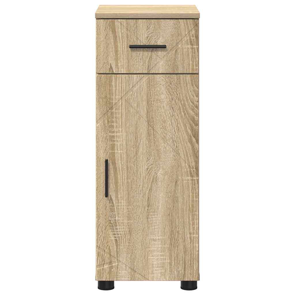 Bathroom Cabinet with Drawers Sonoma Oak 30 x 35 x 80 cm