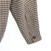 Berkshire 50s 60s Open collar Vintage box silhouette Check Pattern Long sleeve Open collar shirt Men's Used
