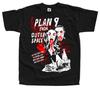 Plan 9 from Outer Space V1 | Horror Movie Poster T-Shirt | Black Vintage Horror | All Sizes S-5XL