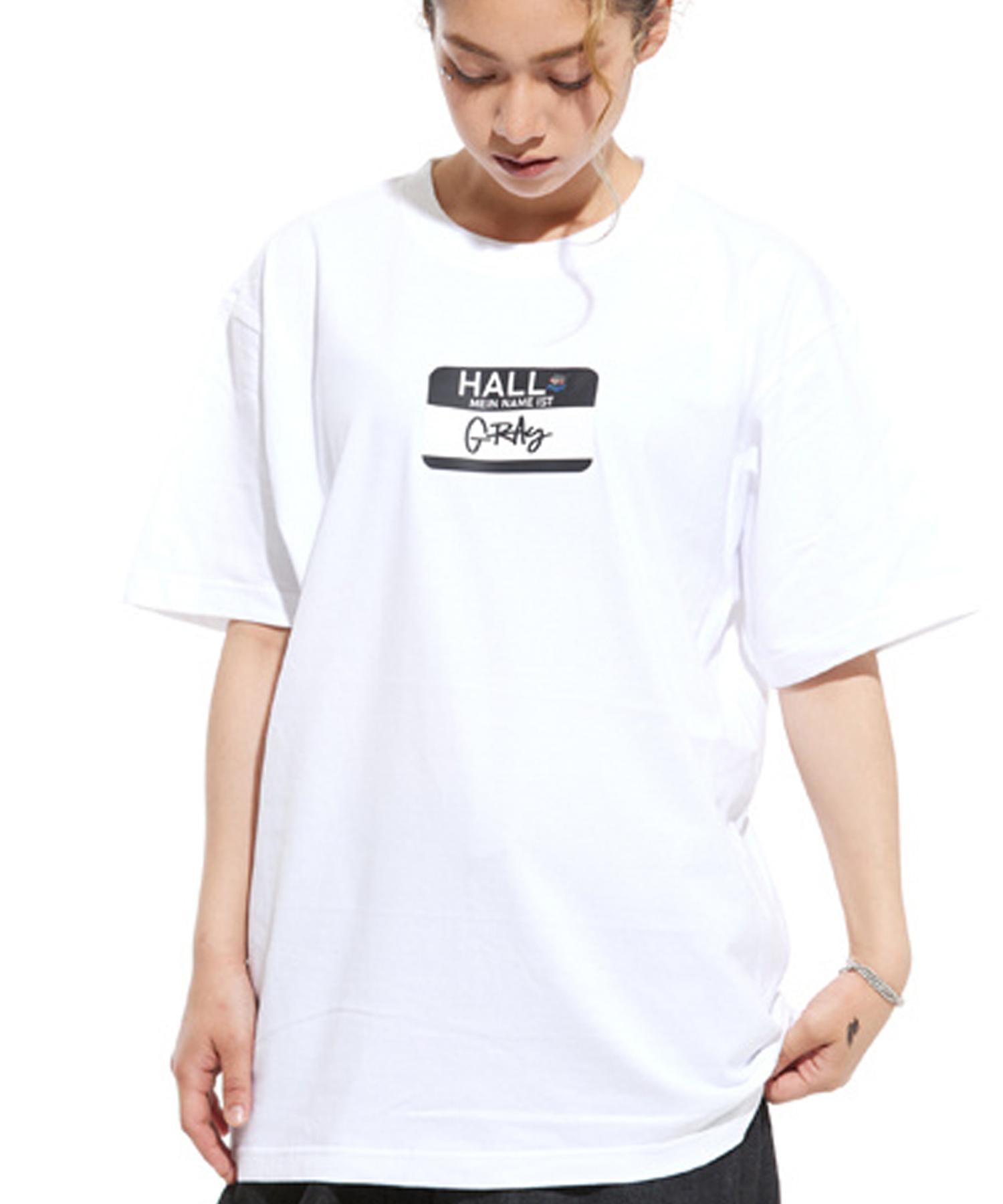 Cream Soda Lab Lab Name Tag Short Sleeve T-Shirt White Black L