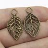 10pcs Tree Leaf Charms Pendant Antique Bronze Silver Color Pendants DIY Crafts Making Findings Handmade Tibetan Jewelry