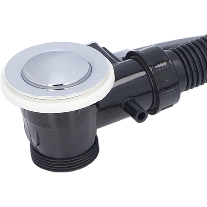 Asixxsix Overflow Bath Drain, 25.6inch Flexible Bathtub Overflow Drainer Concealed SPA Bathtub Overflow Drain Pipe for Kitchen Bathroom Bath Waste