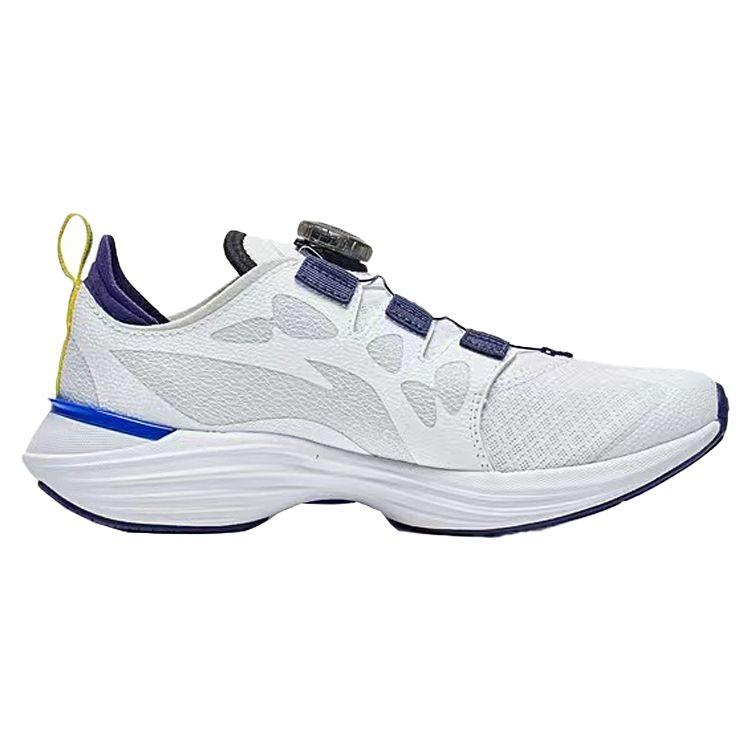 Li-Ning Cloud 2.0 Anti-Slip Shock Absorbing Durable Lightweight Rebound Low-Top Running Shoes Kids sneaker White Blue YKFT058-7