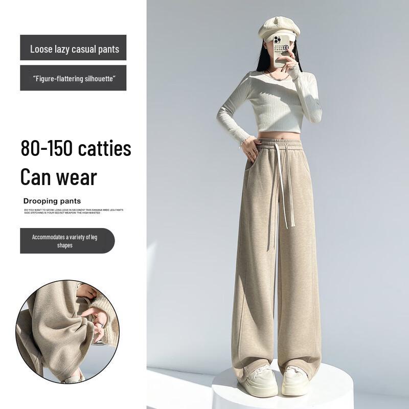 

Women s Herringbone Wool-Blend Banana Casual Pants XL