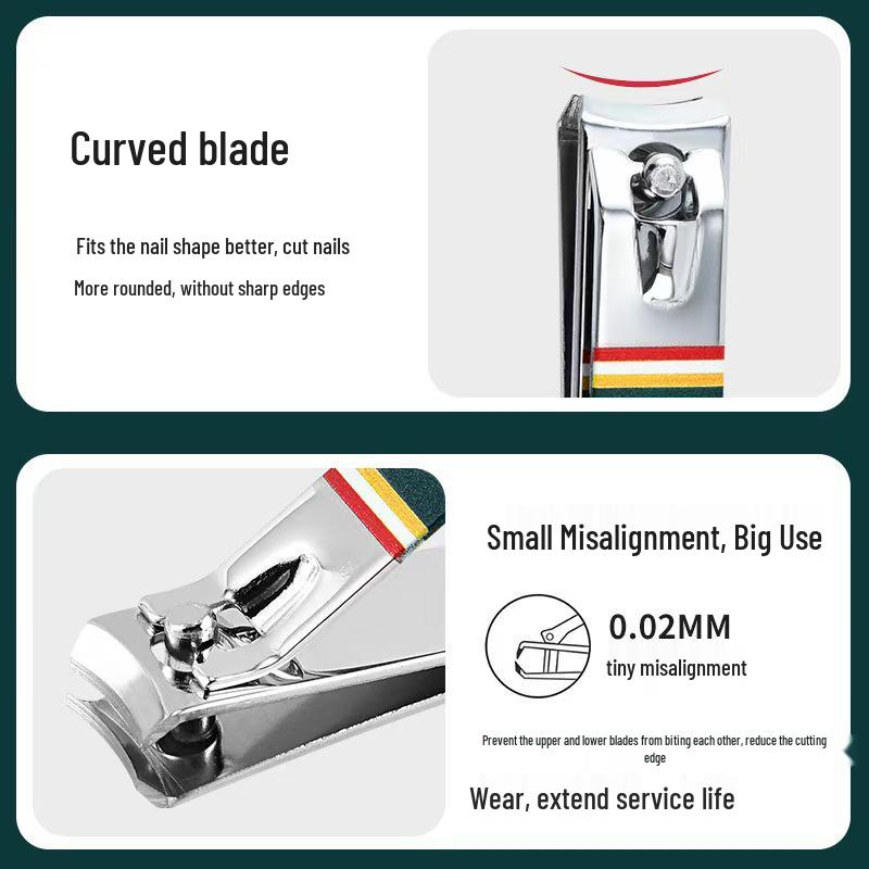 19-Piece Premium Stainless Steel Manicure Set with Eagle Beak Nail Clippers