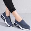 2025 autumn women's shoes kick comfortable fly-woven non-slip soft bottom mesh foreign trade breathable air cushion sports shoes