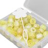 74pcs Hair Braiding Beads Hair Coil Dreadlocks Beads for   Hair Decoration Accessories