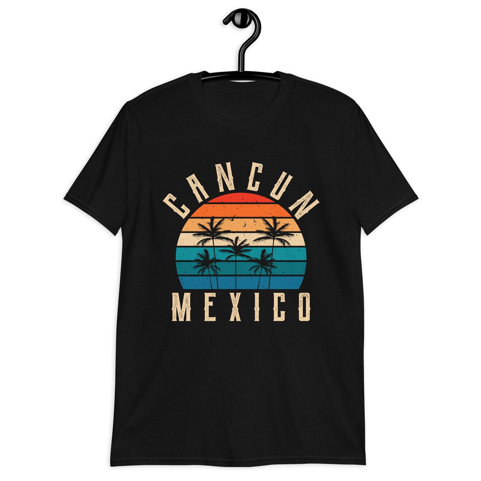 Cancun Mexico Shirt Retro Beach Souvenir Cancun Shirt Cancun S разноцветный