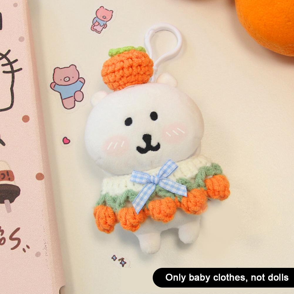 For 13cm Joke Bear Doll Clothes Fashion Clothes Hat Doll Clothes Color Match Triangular Scarf Dolls Accessories Cute Decoration Little Clothes