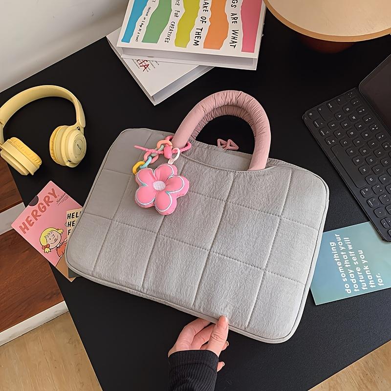 Fashionable Handbag for Women Trendy Fashion School Style Laptop Bag Casual Large Capacity Tablet Protective Bag