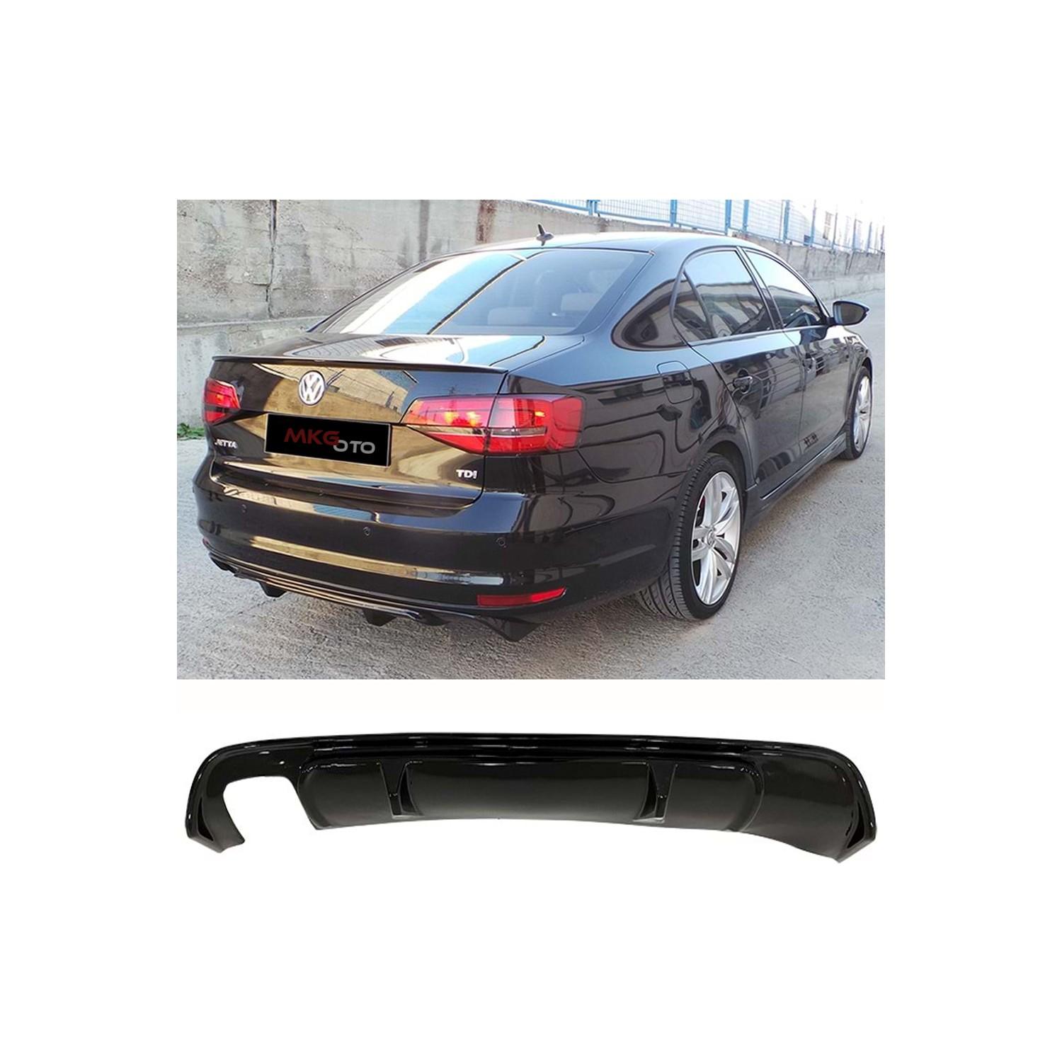 

For Vw Volkswagen Jetta Mk6 2014 To 2018 Facelift Rear Bumper Diffuser Abs Plastic