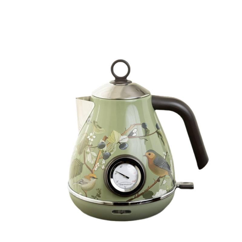 Retro Luxury Kettle with Temperature Display and New Patent Design