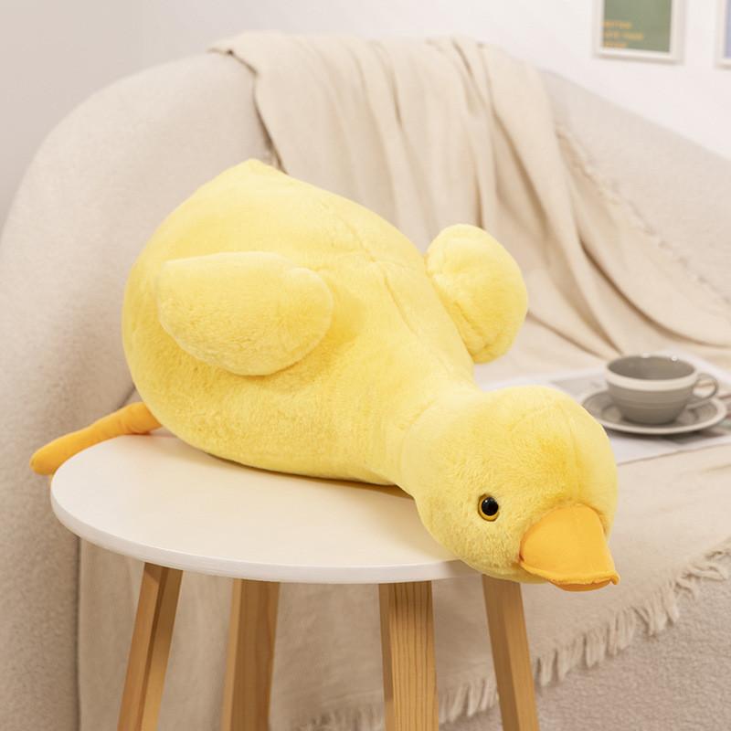 Snuggly And Soft White Goose Pillow Doll Ideal For Kids Room Decor Comfort And