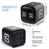 Gravity Sensing Pomodoro Timer 5/10/30/60min Digital Productivity Timer Alarm Clock  for Cooking