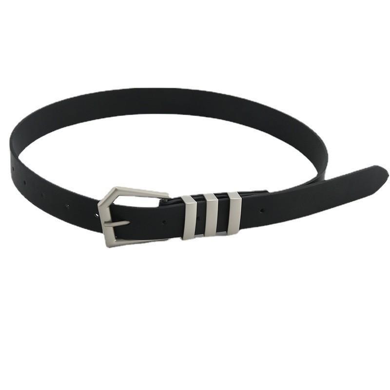 Stylish Ladies Belt 2023 New Summer Accessory Leather Belt For Jeans Korean Version Black Available