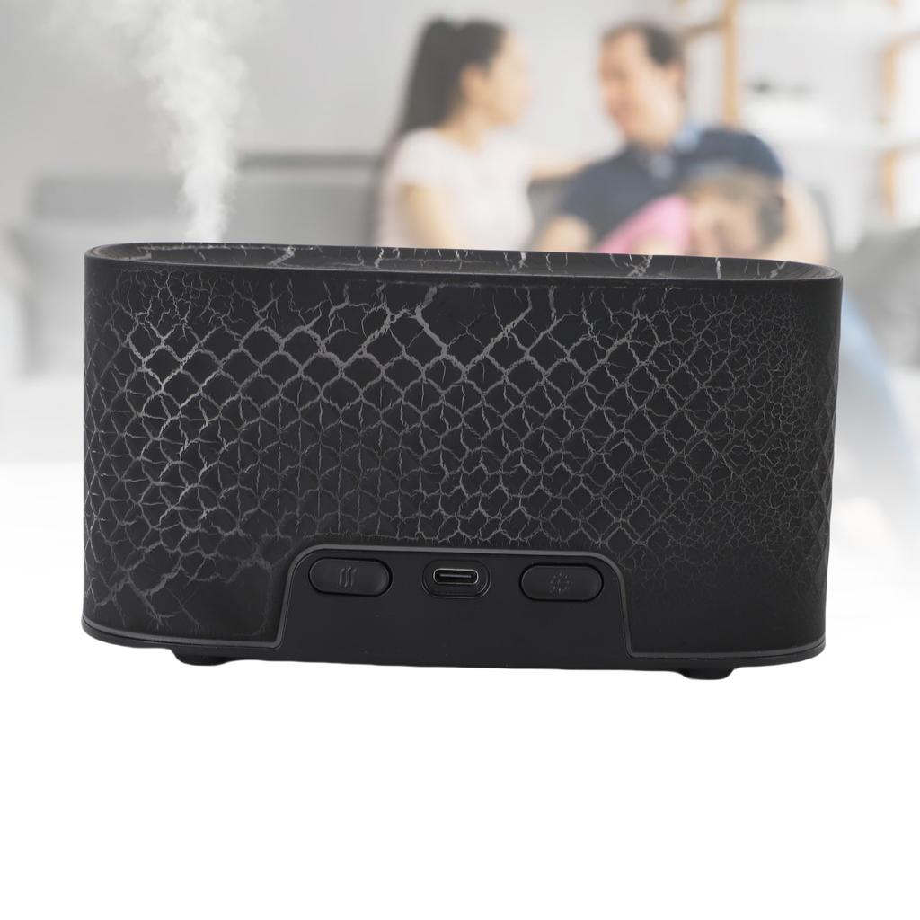 Colorful Fire Diffuser Humidifier 7 Fire Colors Essential Oil Diffuser USB Humidifier with Auto Off for Bedroom Office