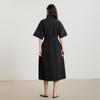 Gejin Women's Slim-Fit Short-Sleeve Trench Coat