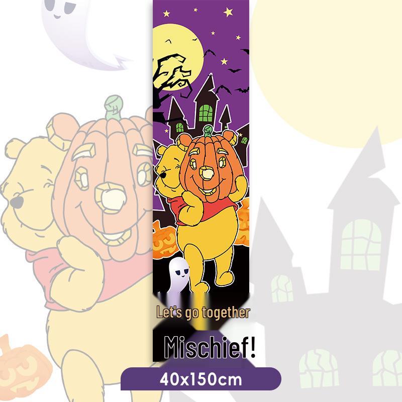 Halloween Pumpkin Theme Decorations for Shop and Bar Entrances - Background Photo Props